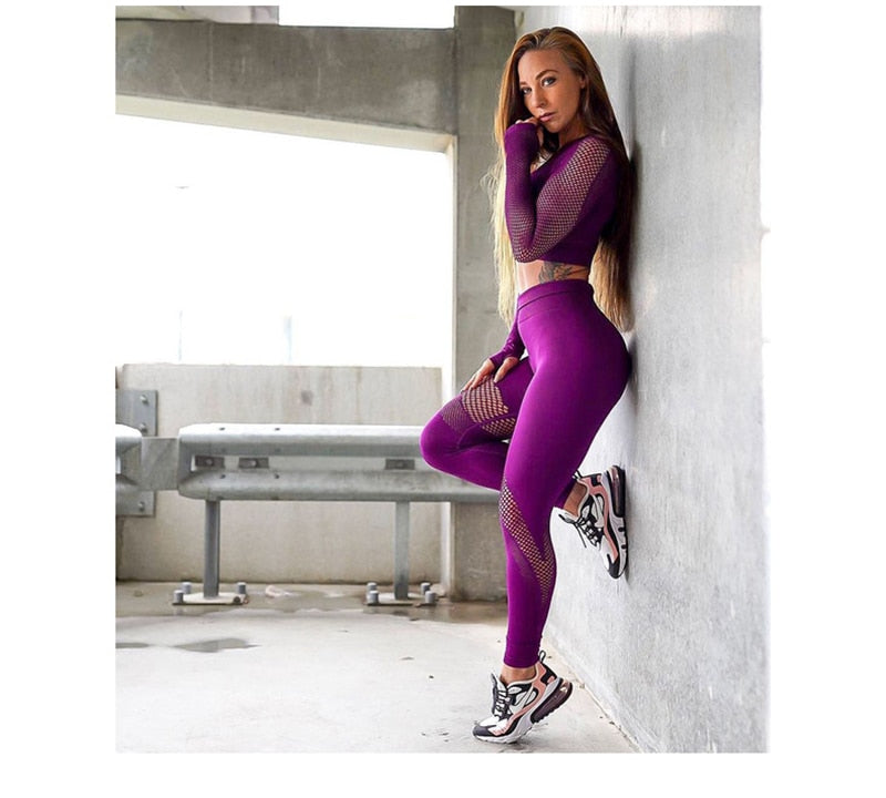 Yoga Set Sport Outfits Women Gym Suit Fitness Sets - LiveTrendsX