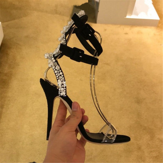 High Heels Women Shoes Peep Toe Ladies Sandals