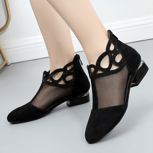 GKTINOO 2020 Spring summer comfortable women shoes sandals mesh genuine leather sandals ankle boots big size summer women sandal - LiveTrendsX