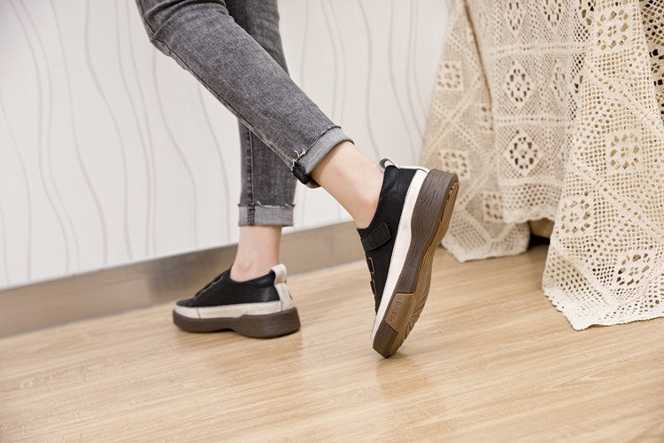 New Genuine Leather Casual Women Shoes