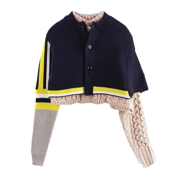 2ピースニットプルオーバーセーター