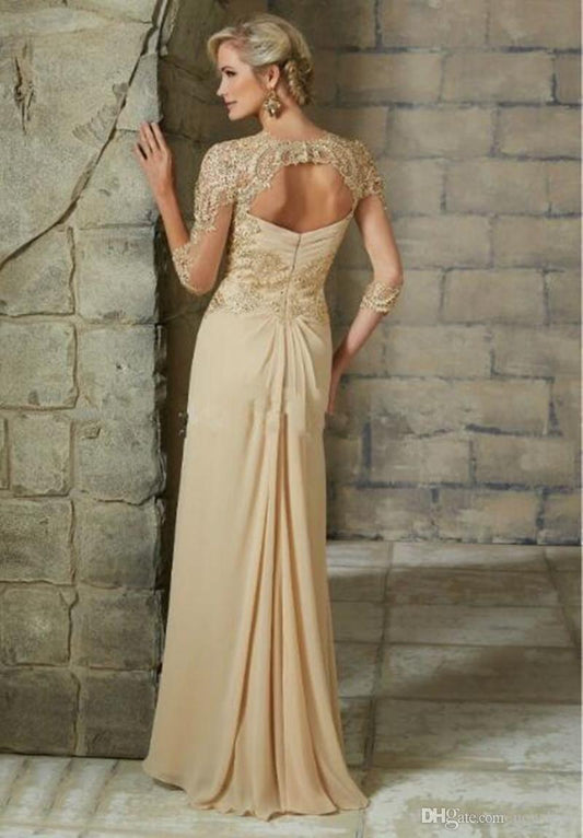 Champagne Mother Of The Bride Dresses