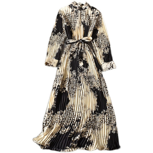 Vintage Long Dress Popular Full Sleeve