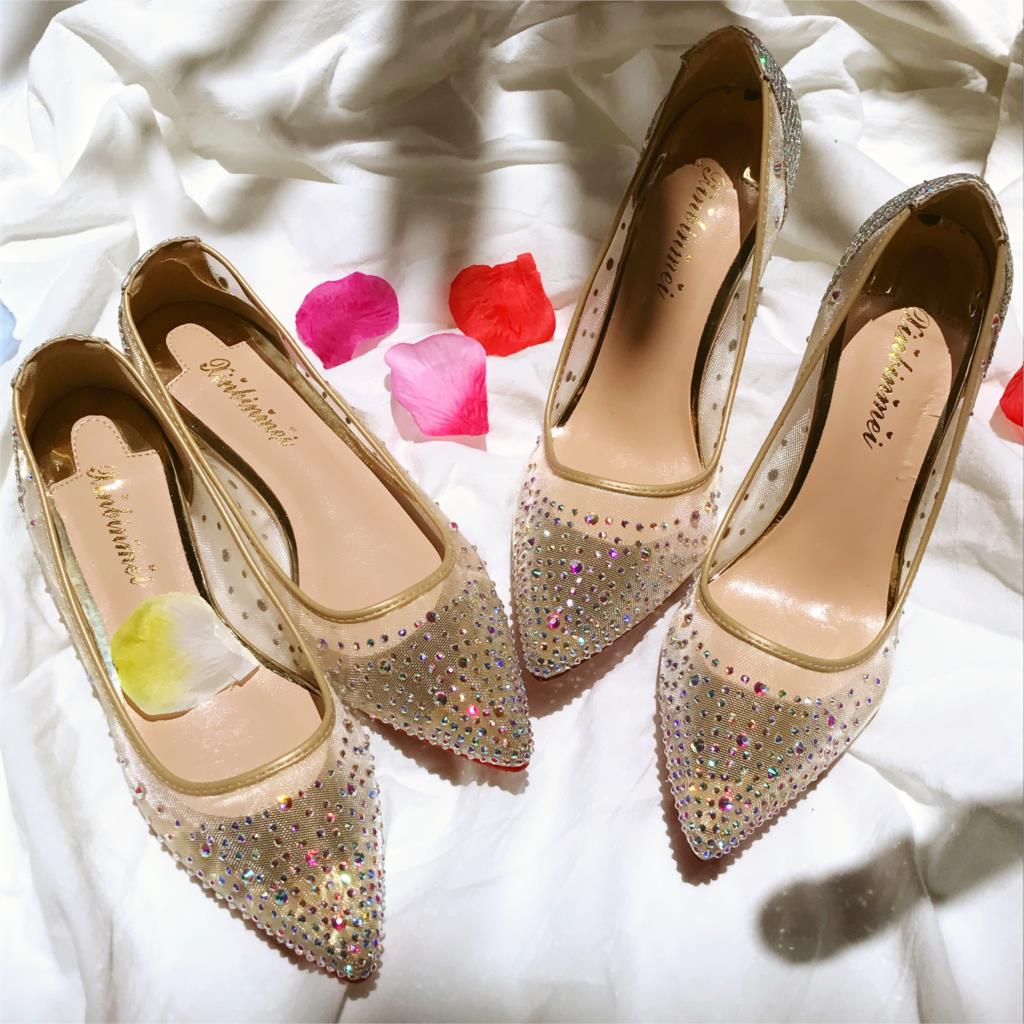 レディース ポイントシューズ レースパンプス