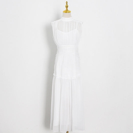 Chiffon Ruched Dress For Women