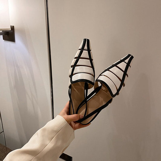 レディースサンダル 牛革 2021