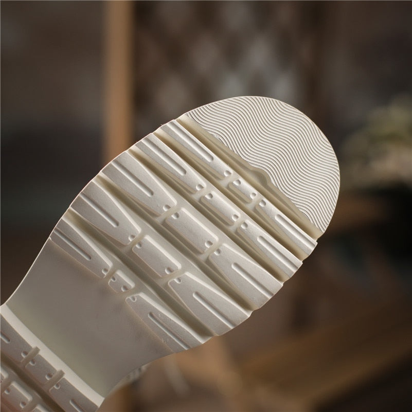 Platform High Heel Motorcycle Boots Women