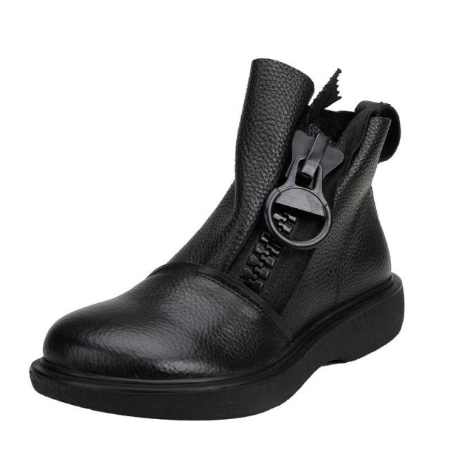 Platform Women Boots Genuine Leather