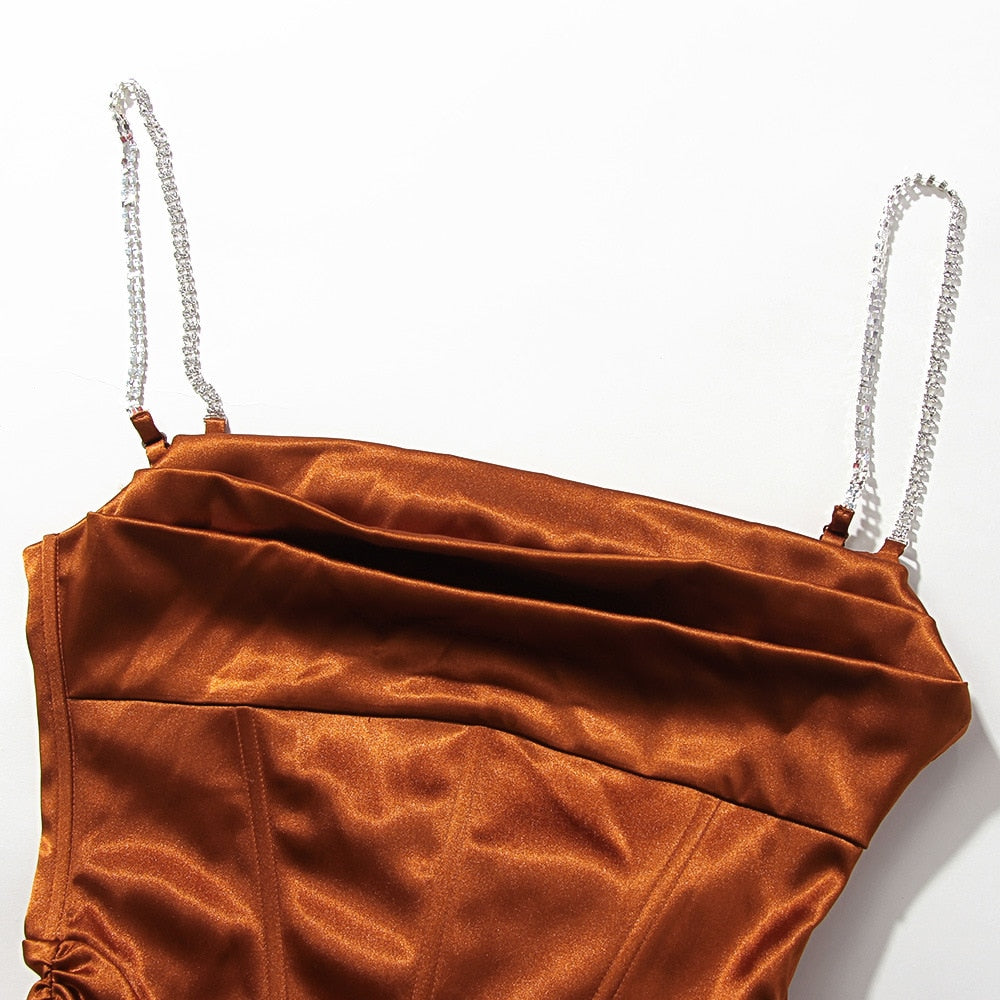 Corset Dress Women Sexy Midi Dreess - LiveTrendsX