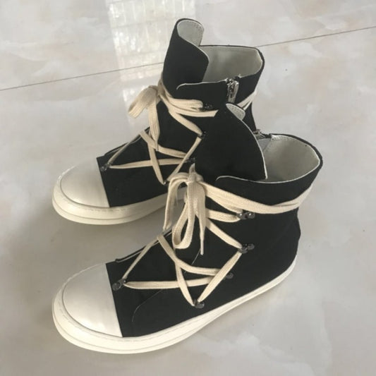 メンズ トレーナー カジュアル アンクル プラットフォーム ブーツ