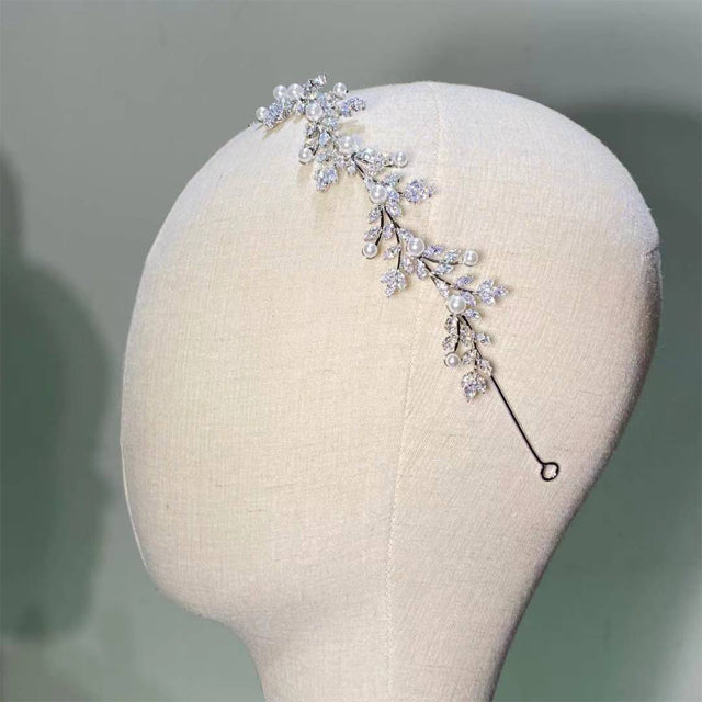 Classic Crystal Wedding Headwear Zirconia Hairband Bridal Hair Accessories