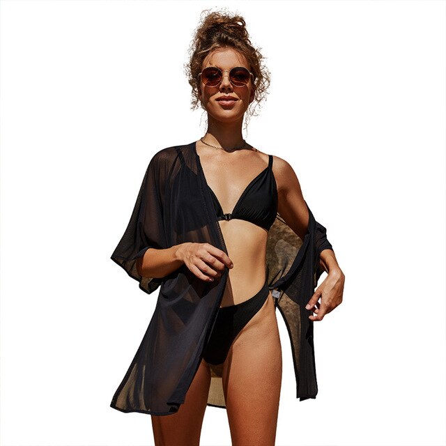 Sunscreen Beach Blouse Swimsuit Bikini - LiveTrendsX
