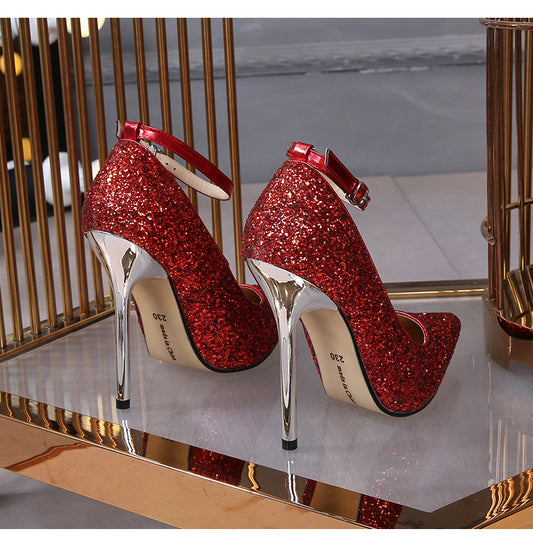 Woman Sexy Model Catwalk Shoes High Heels - LiveTrendsX