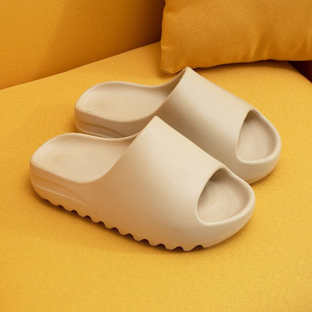 Unisex  Home Soft Slippers Thick Sole Non-slip Indoor Shoes - LiveTrendsX