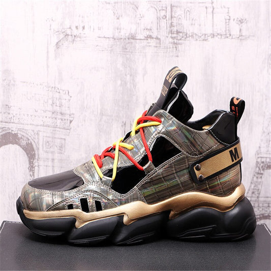 Men Platform Casual Shoes Hip HopSneakers Trainers - LiveTrendsX