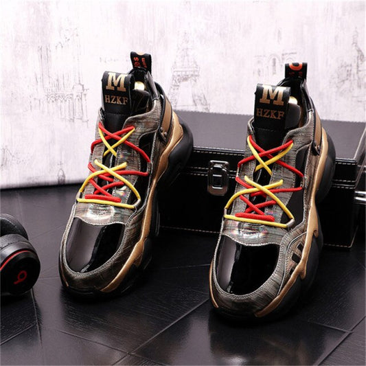 Men Platform Casual Shoes Hip HopSneakers Trainers - LiveTrendsX