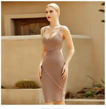 Load image into Gallery viewer, Sexy V Neck Evening Club Party Dresses - LiveTrendsX
