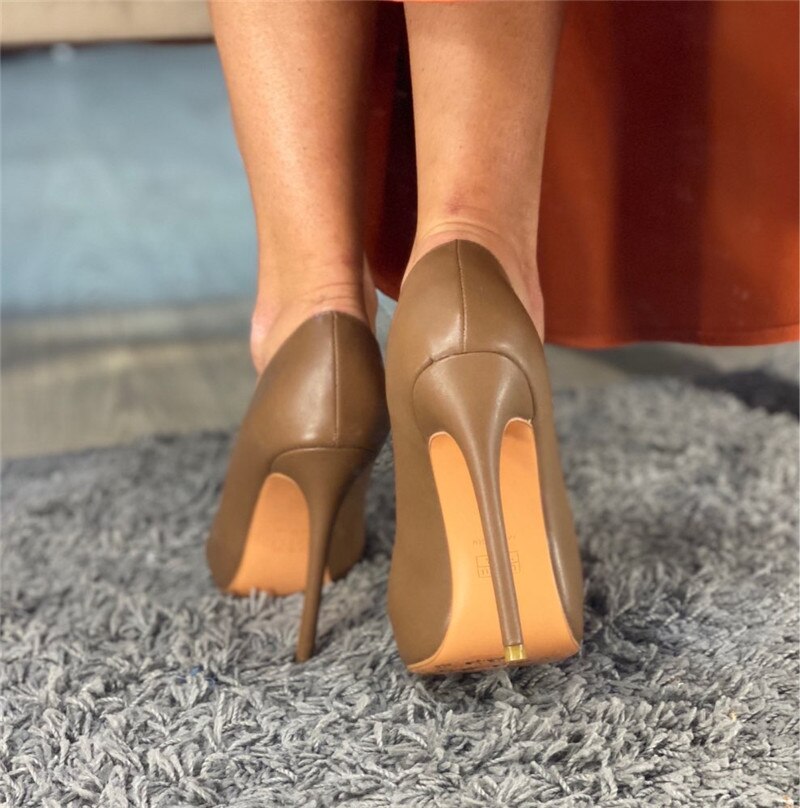 Women Sexy Pointed Toe High Heel Slip On Stiletto Pumps