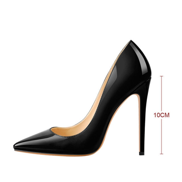 Women Sexy Pointed Toe High Heel Slip On Stiletto Pumps