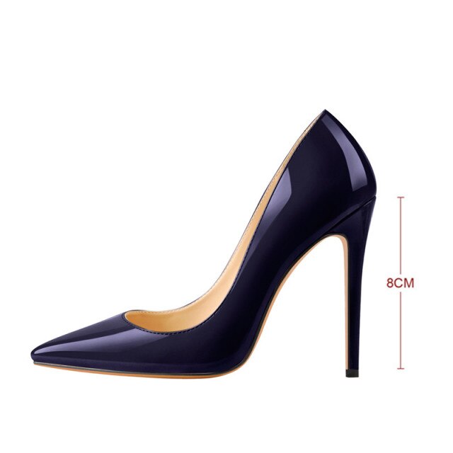 Women Sexy Pointed Toe High Heel Slip On Stiletto Pumps