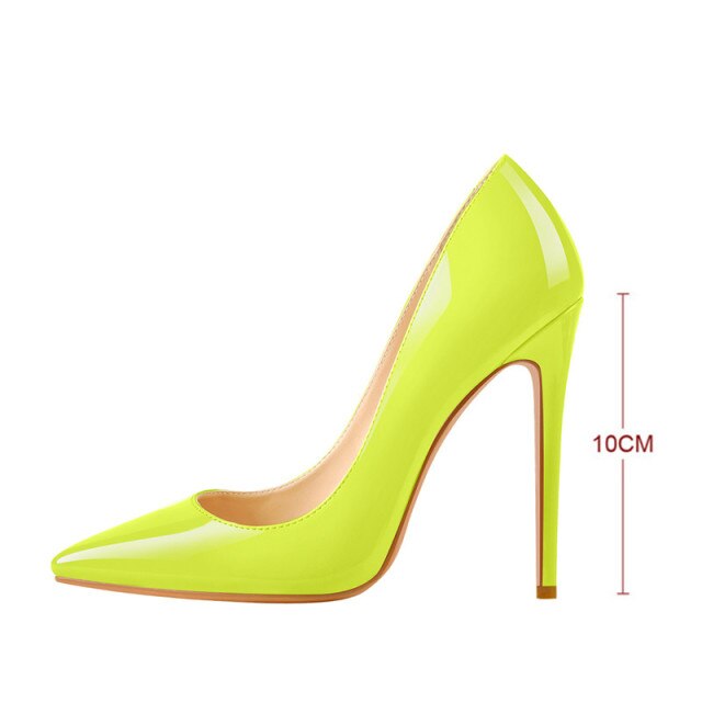 Women Sexy Pointed Toe High Heel Slip On Stiletto Pumps