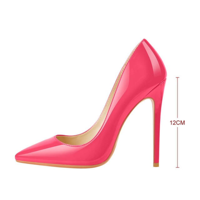 Women Sexy Pointed Toe High Heel Slip On Stiletto Pumps