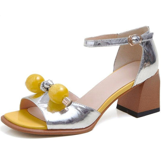 Fashion Multicolour Sandals Genuine Leather - LiveTrendsX