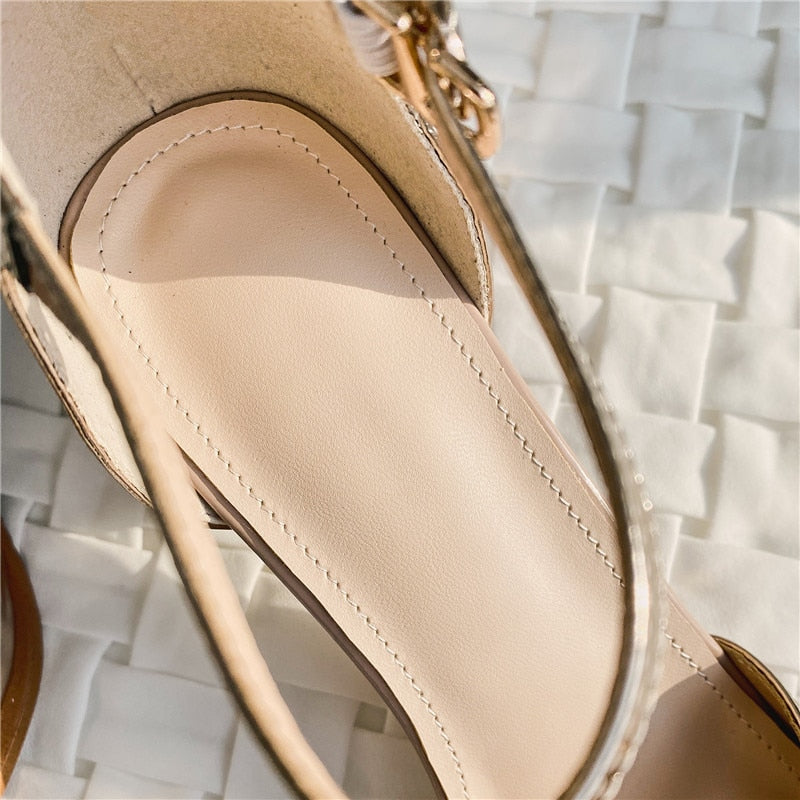 Fashion Multicolour Sandals Genuine Leather - LiveTrendsX