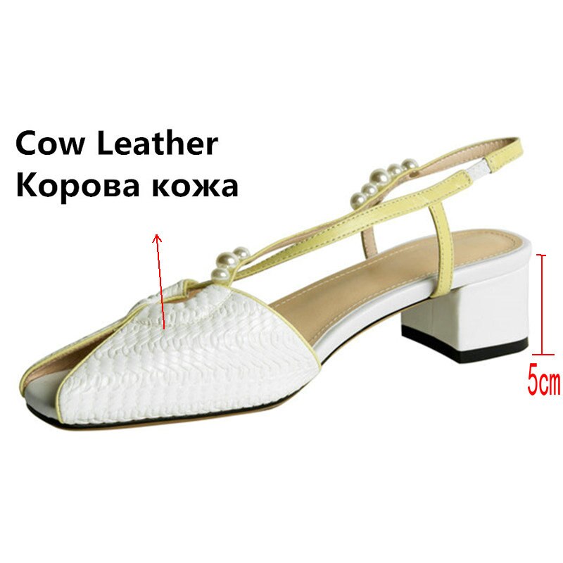 2021 Party Woking Shoes Woman Genuine Leather Sandals - LiveTrendsX