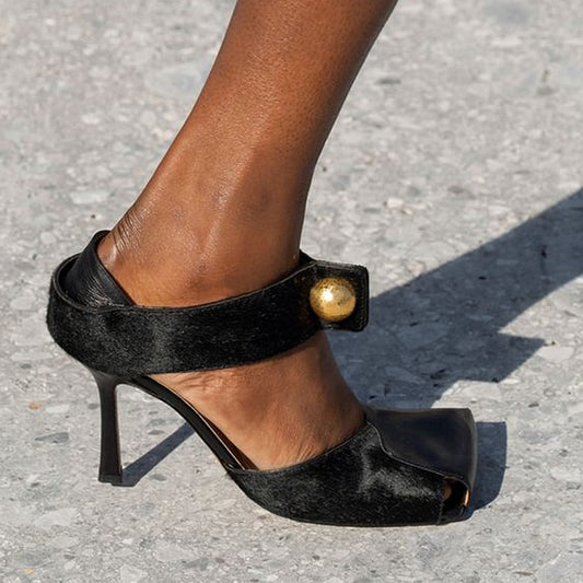 2021 New Square Toe Pumps Women Sandals - LiveTrendsX