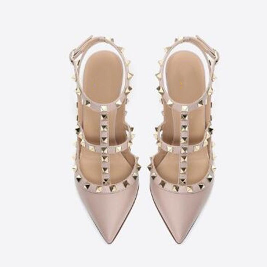 SHOFOO shoes,Beautiful  fashionable lady's sandals, leather, about 11cm high-heeled sandals, women's banquet sandals. SIZE:34-45 - LiveTrendsX