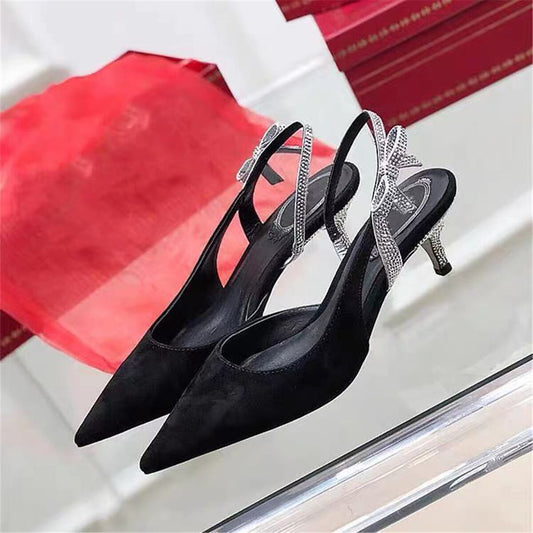 2021 fashion shoes woman heels back strap sandals - LiveTrendsX