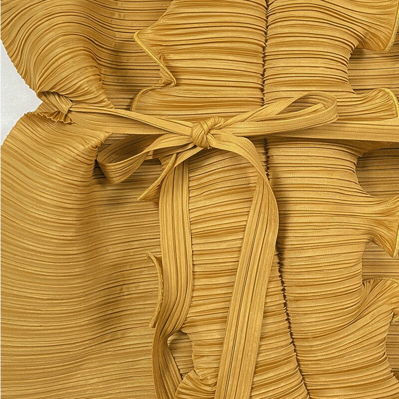 Frilly Dress Woman Ruffled Full Sleeve - LiveTrendsX