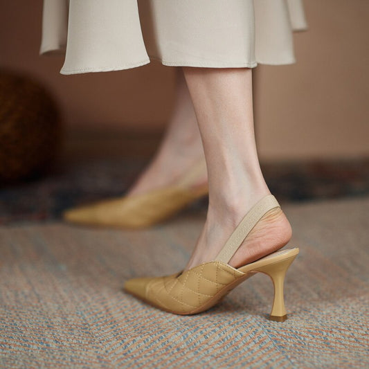 Elegant Back Strap Shoes Woman Heels 2021 - LiveTrendsX