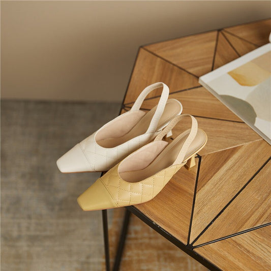 Elegant Back Strap Shoes Woman Heels 2021 - LiveTrendsX