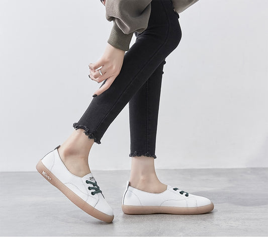 Tennis Shoes Casual Flats Rubber