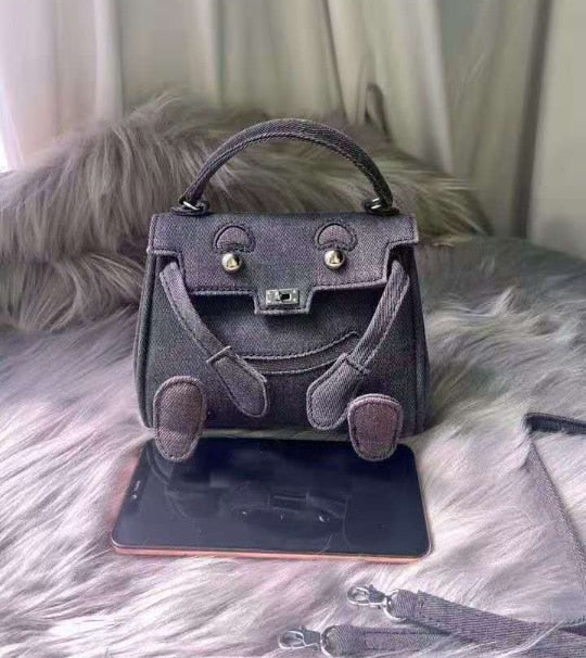 handbag with a monster cartoon bag - LiveTrendsX