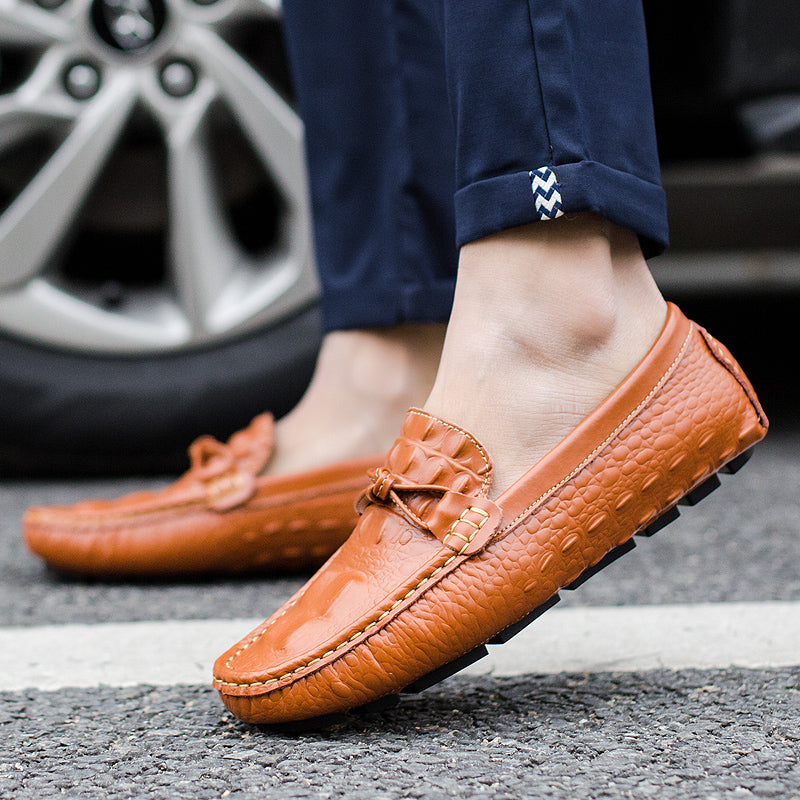 genuine Leather Casual Boat Shoes Men - LiveTrendsX