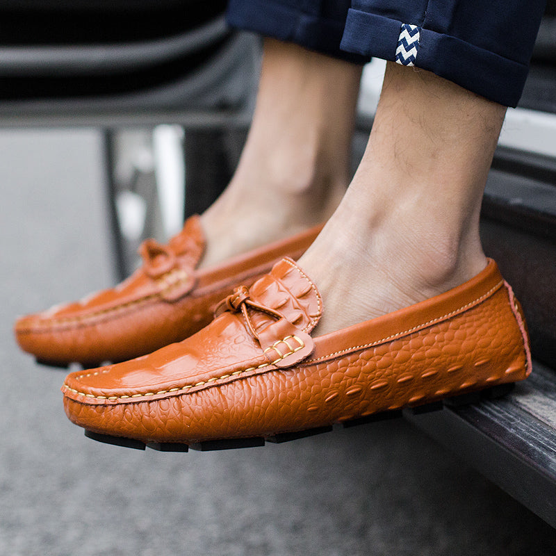 genuine Leather Casual Boat Shoes Men - LiveTrendsX