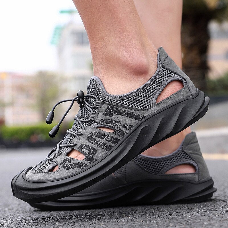 Men's Sneakers Breathable Leather Sport  Shoes - LiveTrendsX
