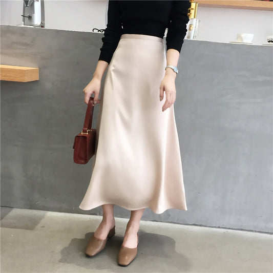 Women Elegant Office Lady Quality Skirt