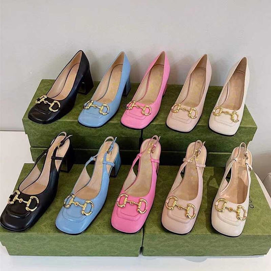 Womens High Block Heel Shoes Sexy - LiveTrendsX