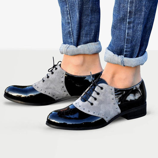 Women's Flats Oxfords Genuine Leather