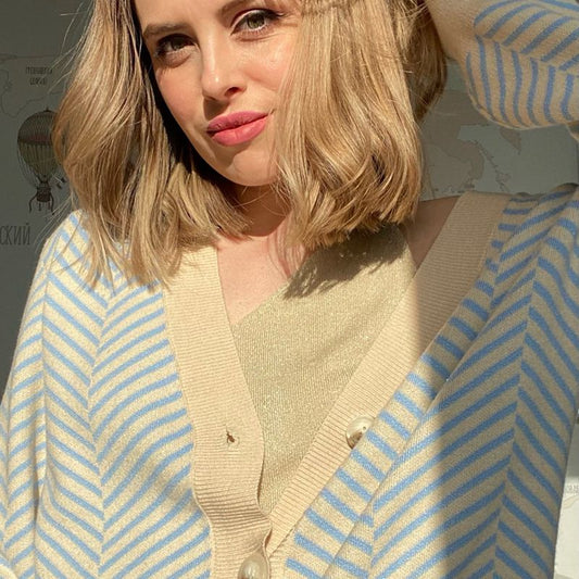 Sweater Knitted Jumper Top Jacket Coat