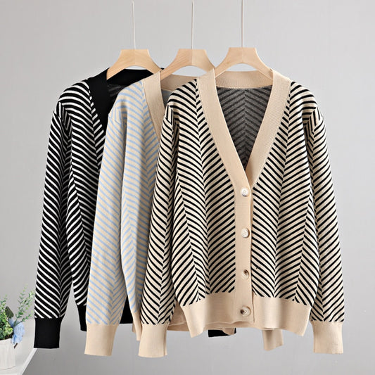 Sweater Knitted Jumper Top Jacket Coat