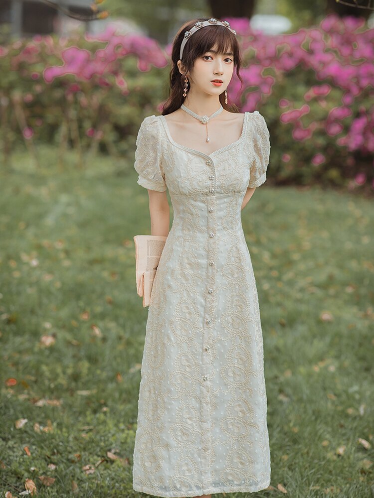 Dress French Embroidery Sweet Fairy Dress - LiveTrendsX