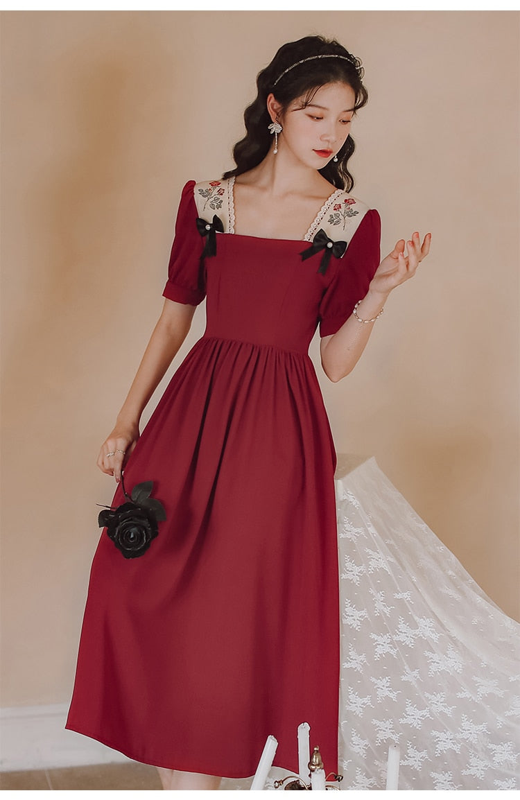 Women Dress Sweet Vintage Fairy Dresses - LiveTrendsX