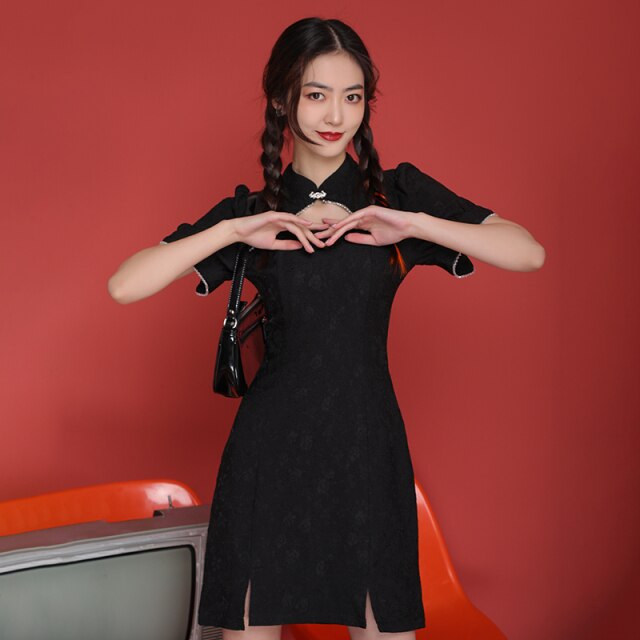 2021 Summer Modified Cheongsam Dress - LiveTrendsX
