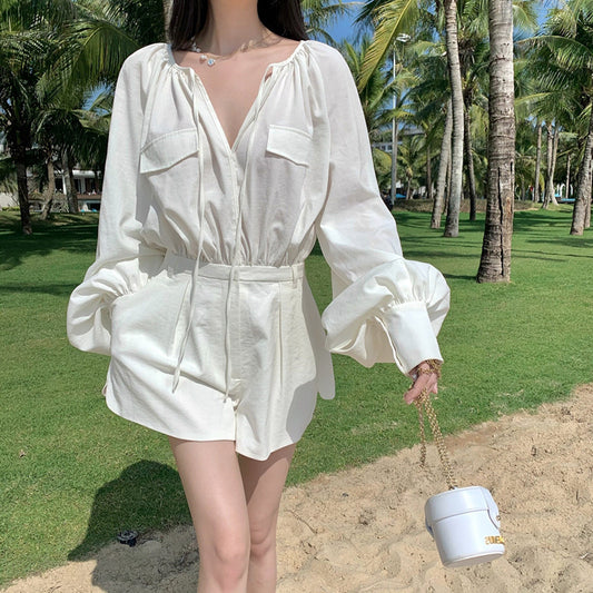 Women Fashion Summer Jumpsuit Shorts - LiveTrendsX