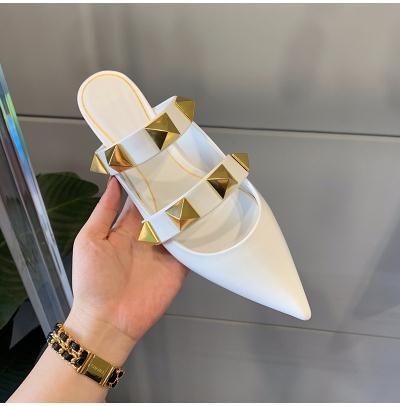 Simple Fashion Pointed Toe Women's Slides - LiveTrendsX